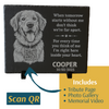 Peternal™ Custom Pet Memorial Plaque - With QR Code - Celebrate Your Pet's Life with a Lasting Tribute